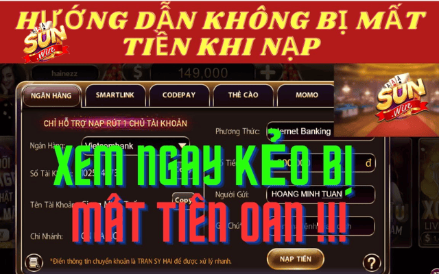 Nạp tiền Sunwin không khó cùng những bí quyết hay tại Sunwin