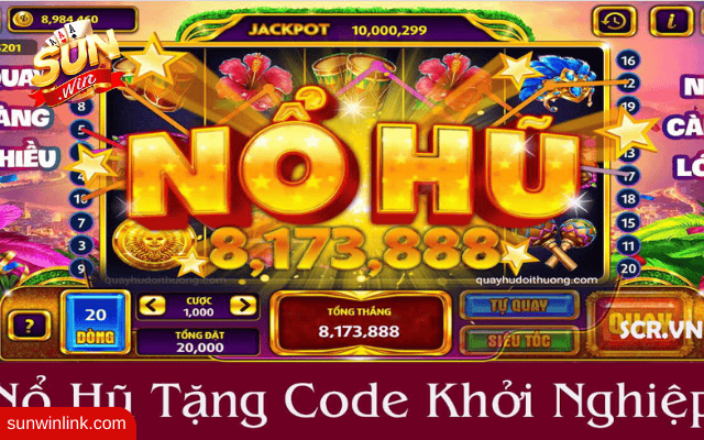 Đăng ký và lấy code game nổ hũ tặng code tân thủ cùng Sunwin