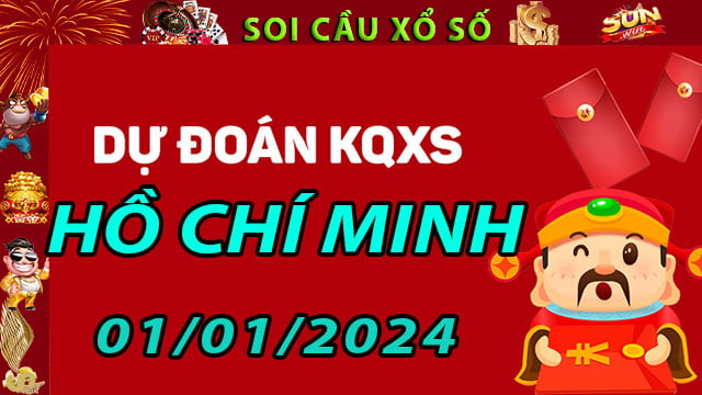 Soi cầu xổ số Hồ Chí Minh 01/01/2024 - Dự đoán XSMN ở SunWin