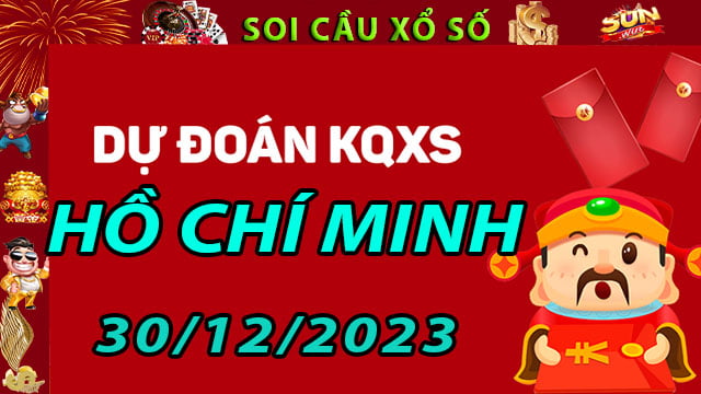 Soi cầu xổ số Hồ Chí Minh 30/12/2023 - Dự đoán XSMN ở SunWin