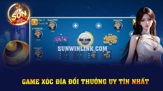 Game xóc dĩa đổi thưởng uy tín nhất tại sunwin 2024