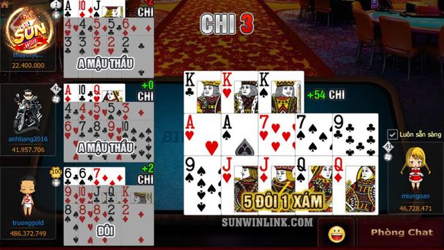 Luật chơi, cách chơi Mậu Binh casino chi tiết