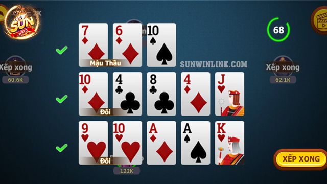 Mậu Binh casino - Tựa game số 1 thị trường cá cược ở Sunwin