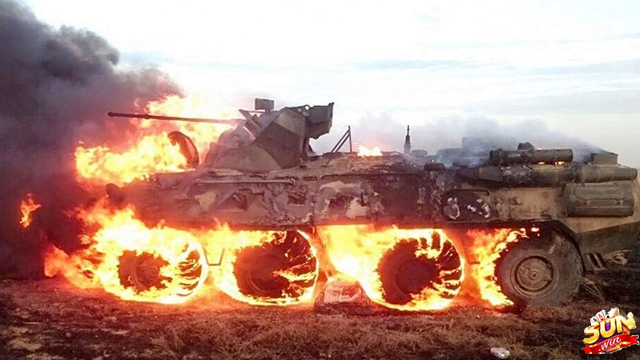 Mơ thấy xe tăng chạy trong lửa đạn