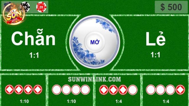 Chi tiết về luật chơi xóc đĩa xanh chín ở Sunwin
